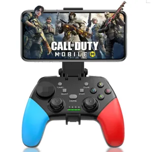 arVin Game Controller for iPhone/iOS/Android/PC/Steam Deck with Phone Holder, Turbo, Wireless Gamepad Joystick for iPhone 15/14/13/iPad/MacBook/Samsung Galaxy/Tablet, Call of Duty, Apex -Direct Play