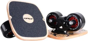AsFrost Portable Roller Road Drift Skates Plate with Cool Maple Deck Anti-Slip Board Split Skateboard with PU Wheels High-end Bearings