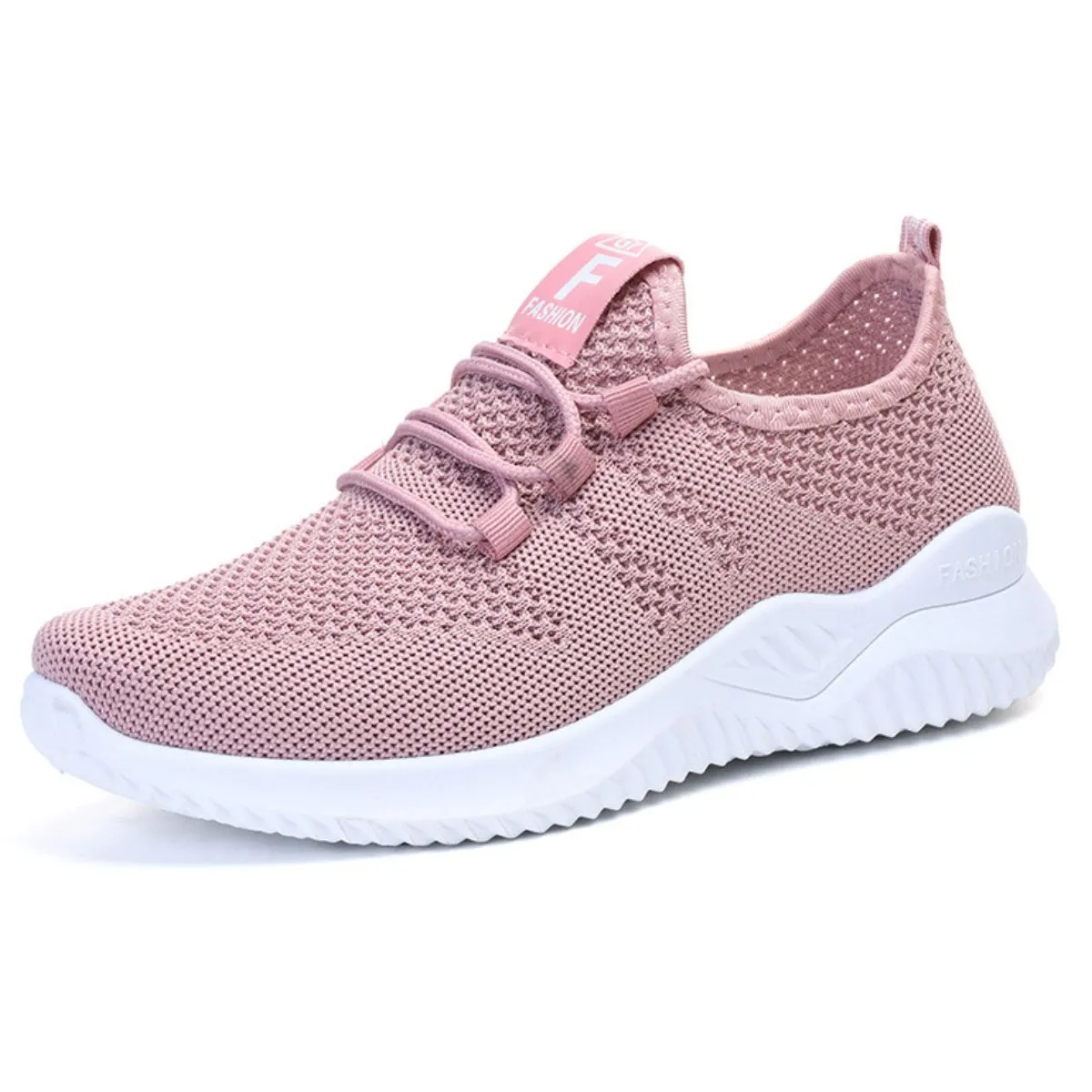 Athletic Shoes - Breathable Mesh Lace Up Athletic