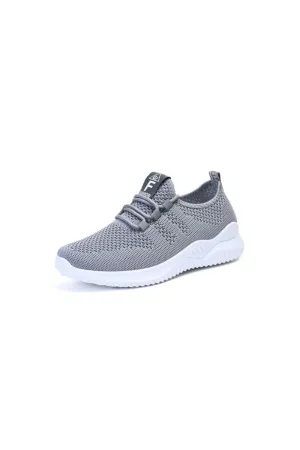 Athletic Shoes - Breathable Mesh Lace Up Athletic