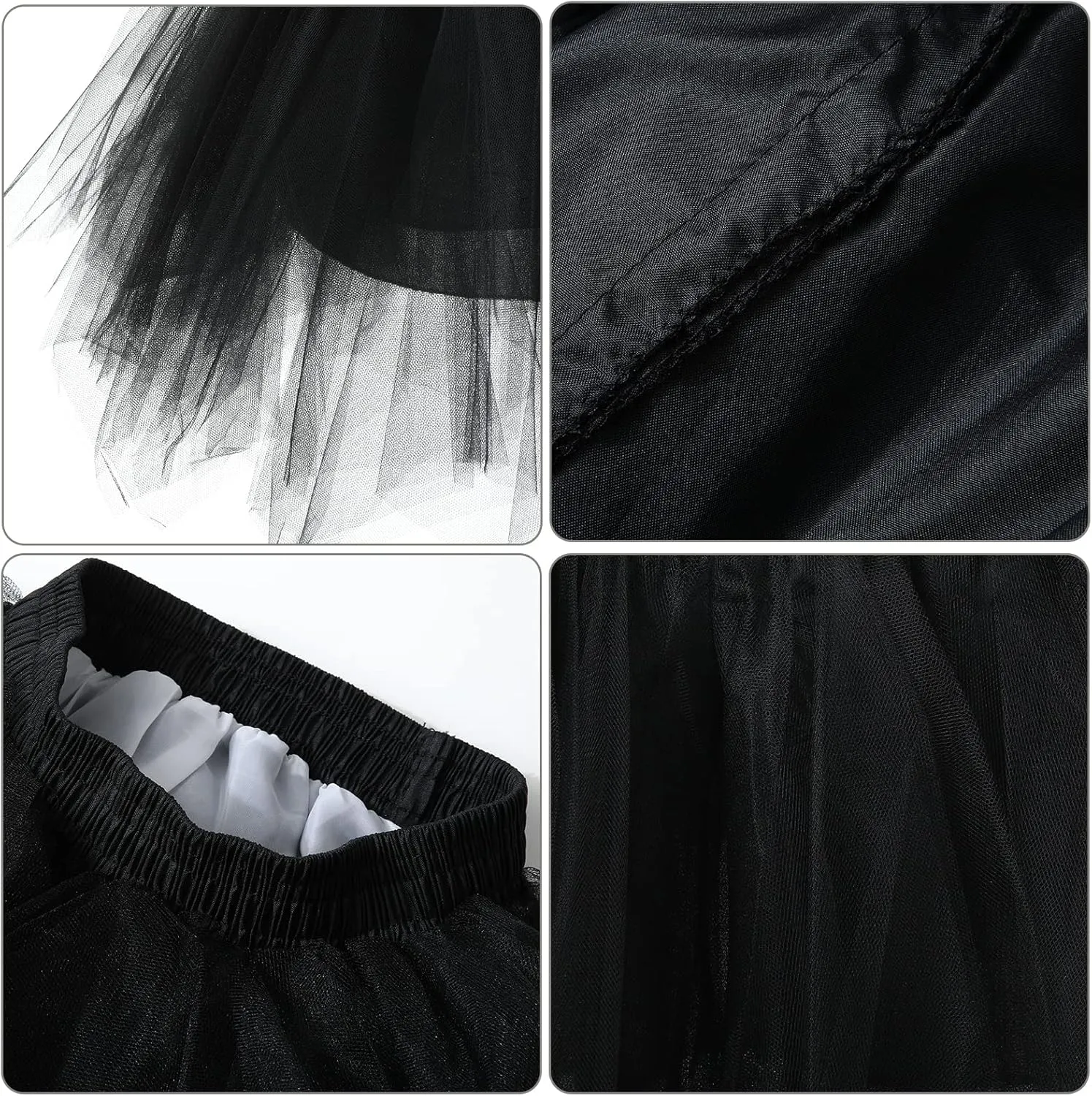 AWAYTR Adult Tutus Skirts for Women - 4 Layers Tutu Skirt for Halloween Costume