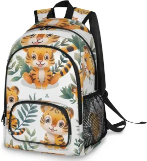 Backpack For Women Men, Stealthy Tiger Travel Backpack Laptop Backpack Tablet Casual Big Capacity Backpack Water Resistant Daypack Bags Bookbags Outdoor Camping