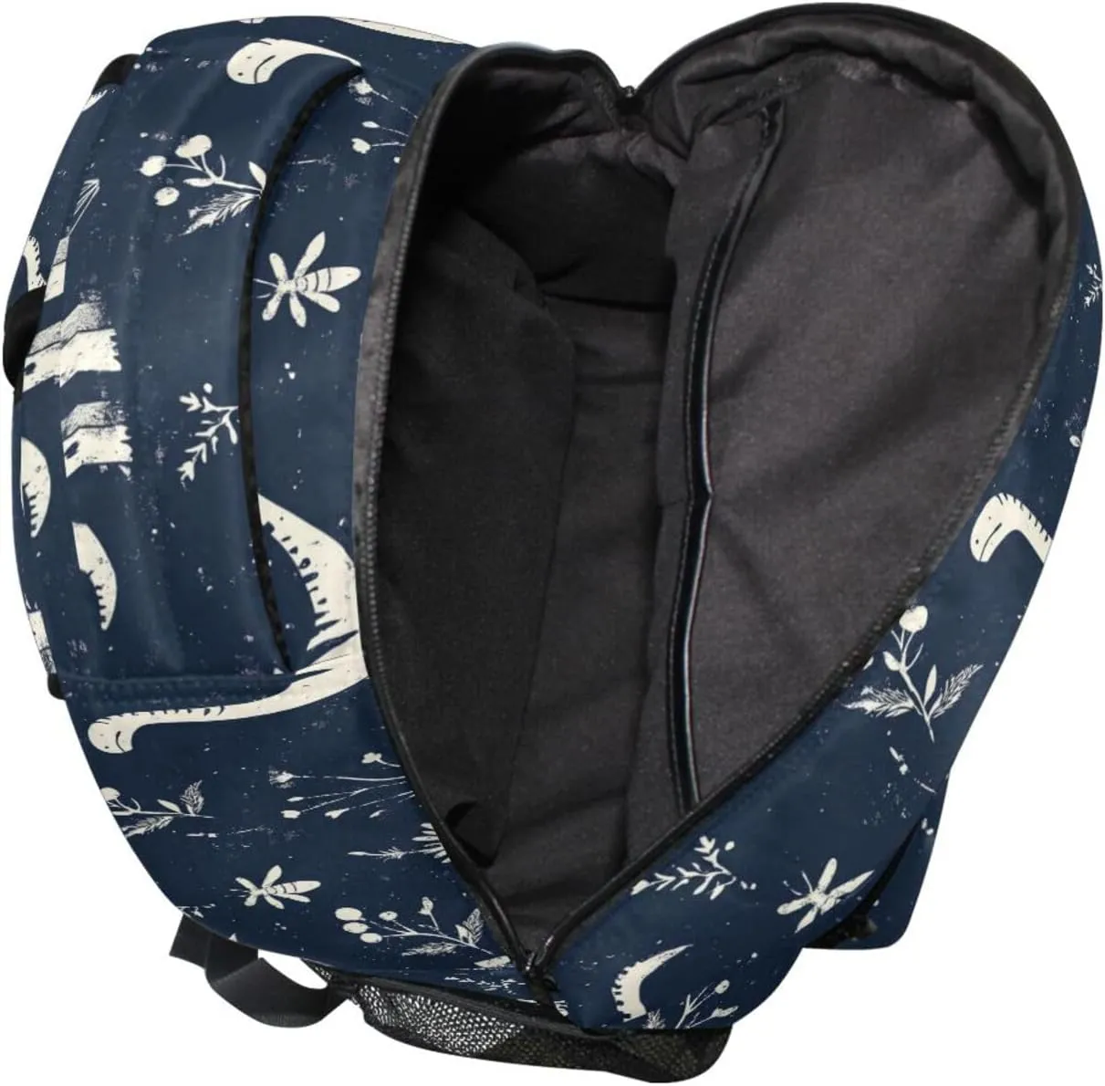 Backpacks for Teacher Nurse Fashion School Bag with Chest Strap for Business Work College Travel Trip Funny Dinosaurs