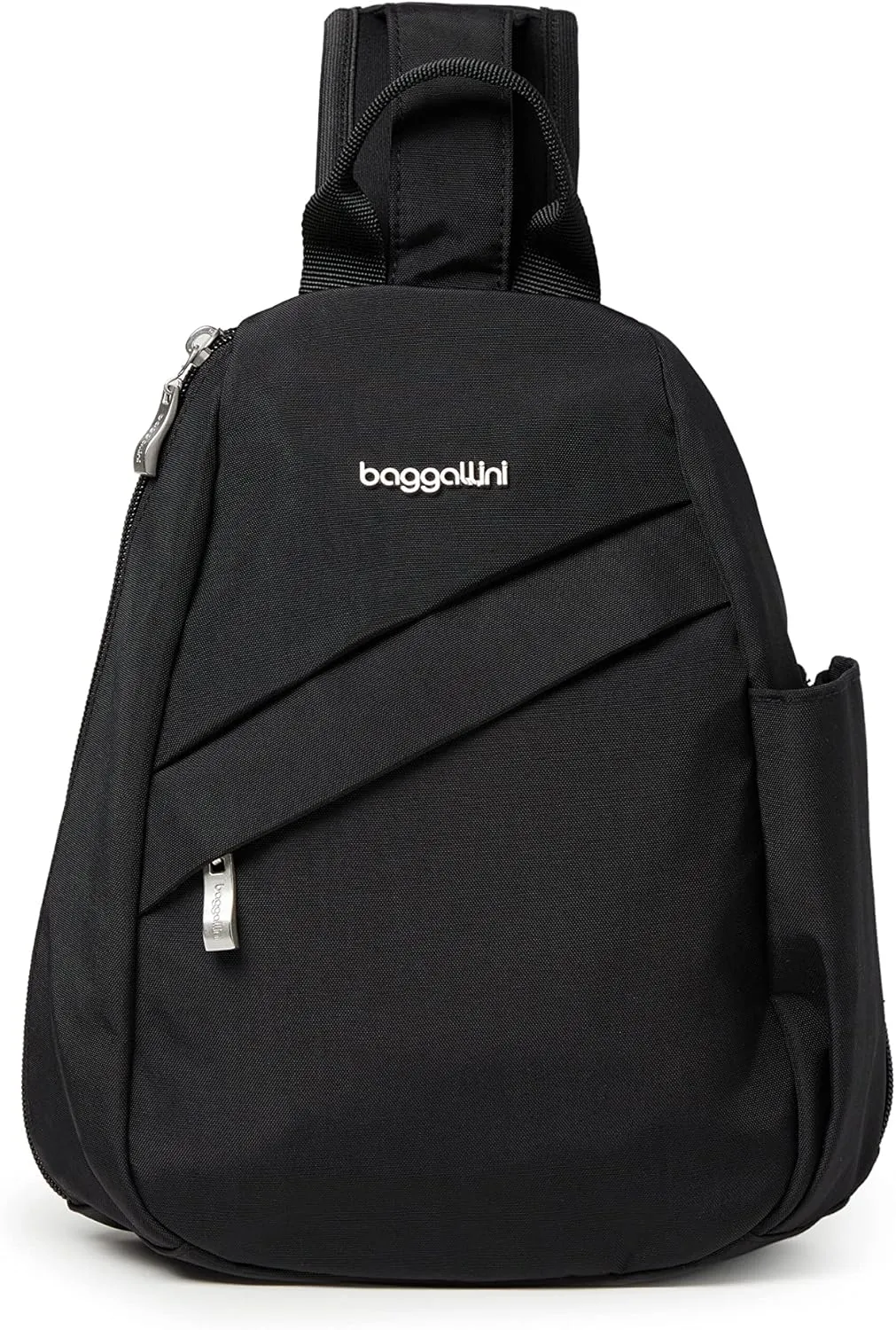 Baggallini Medium Sling Backpack 9"x11" - Lightweight Sling Bag with Convertible Adjustable Shoulder Strap