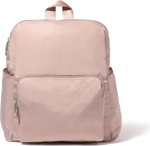 Baggallini Women's Carryall Packable Backpack, Ballet Pink
