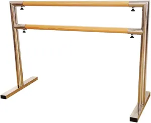 Ballet Barre Mobile, Professional Lifting Ballet Bar Portable Stretch Active Workouts, Freestanding Adjustable 80-115Cm Dance Bar (Silver 2.5M/8.2FT)