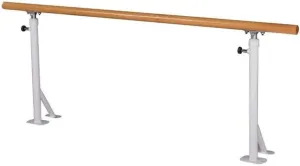 Ballet Barre,Double Ballet Bar Dancing Stretching Pole, Portable Freestanding Ballet Equipment for Adult & Kids, Fitness Dance Bar Ballet Stick (White 150cm)