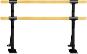 Ballet Barre,Freestanding Dance Stick, Portable Pole Mobile Stretching Dance Bar, Ballet Training Exercise Equipment for Workout (Black 150cm)