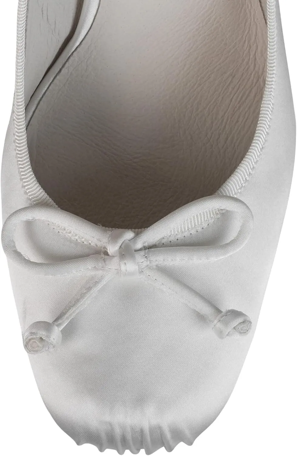 Ballet Heels for Women with Lace up Bows Closed Toe Mary Jane Heels Comfortable Square Toe Womens Ballerina Pumps Casual Dress Shoes for Women Dressy.