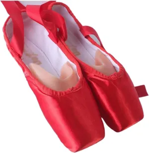 Ballet Pointe Shoes Satin Ballerina Ballet Shoes Women Ballet Dance Wear Practice Lesson Performance(37)