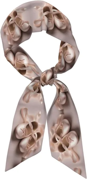 Ballet shoes Prints Women's Fashion Scarf Suitable as Scarves, hair scarves, headbands, headbands, handbands, Black, One Size