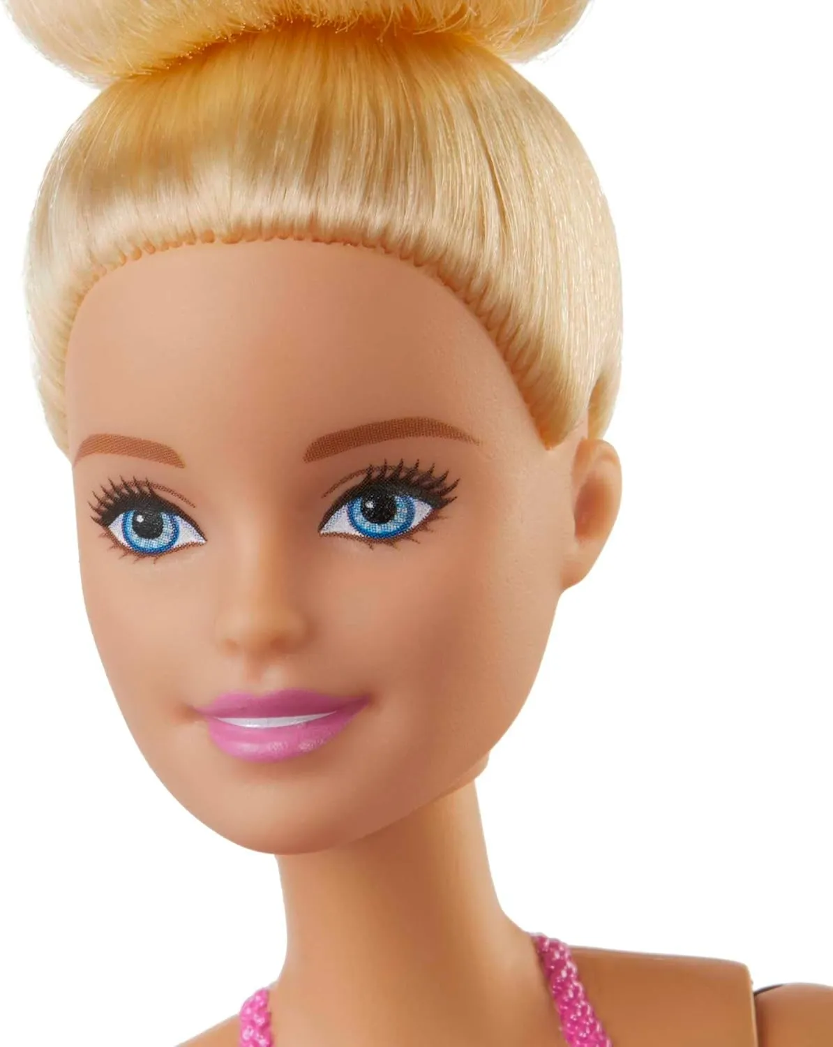 Barbie Ballerina Doll, Blonde Wearing Removable Pink Tutu, Sculpted Toe Shoes & Ballet Arms