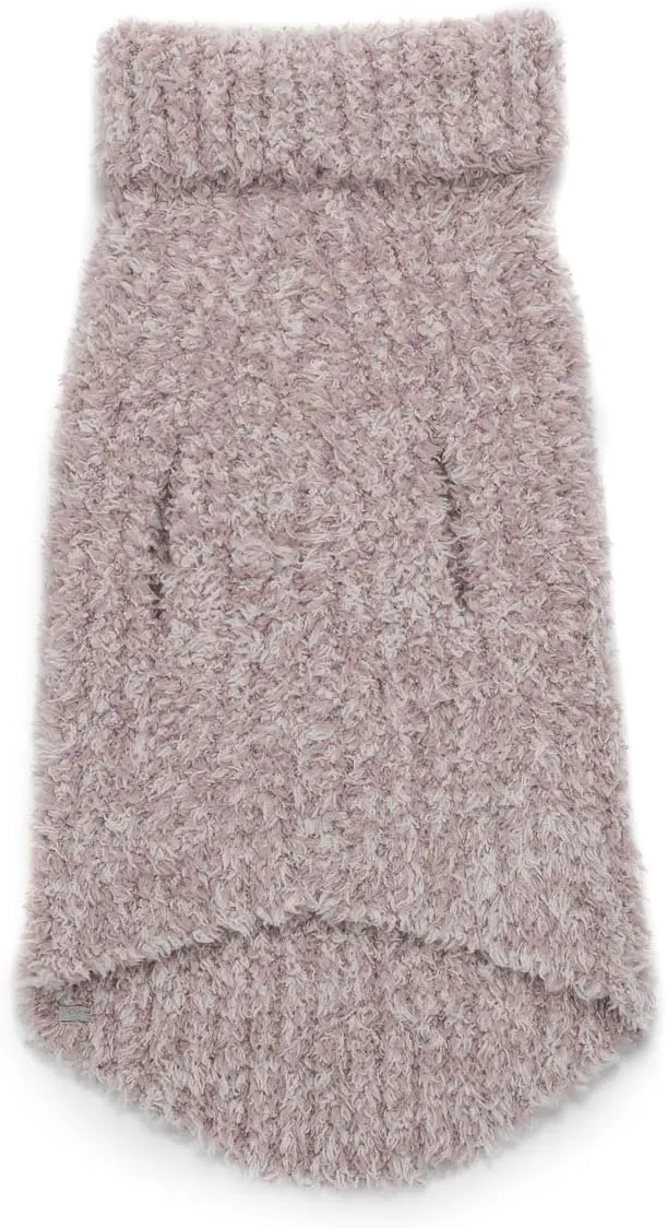 Barefoot Dreams CozyChic Ribbed Pet Sweater, Dog Clothes- Vintage Rose-Ballet Pink