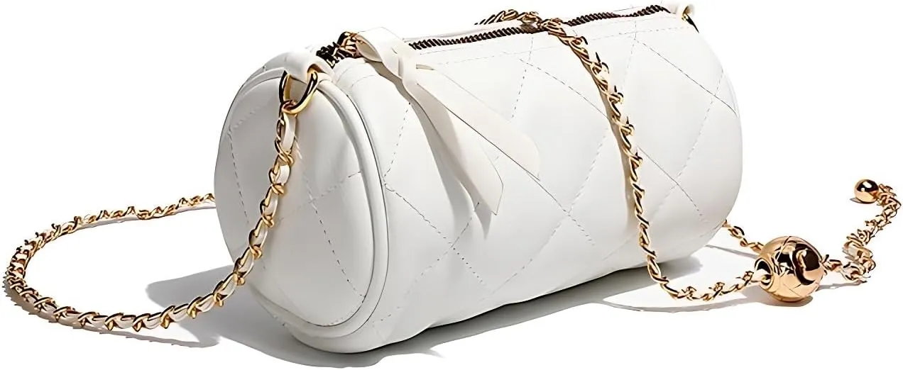 Barrel Bag Womens Cylinder Purse Crossbody Handbags Trendy Cool Round Circular Casual Sourpuss Shoulder Bag