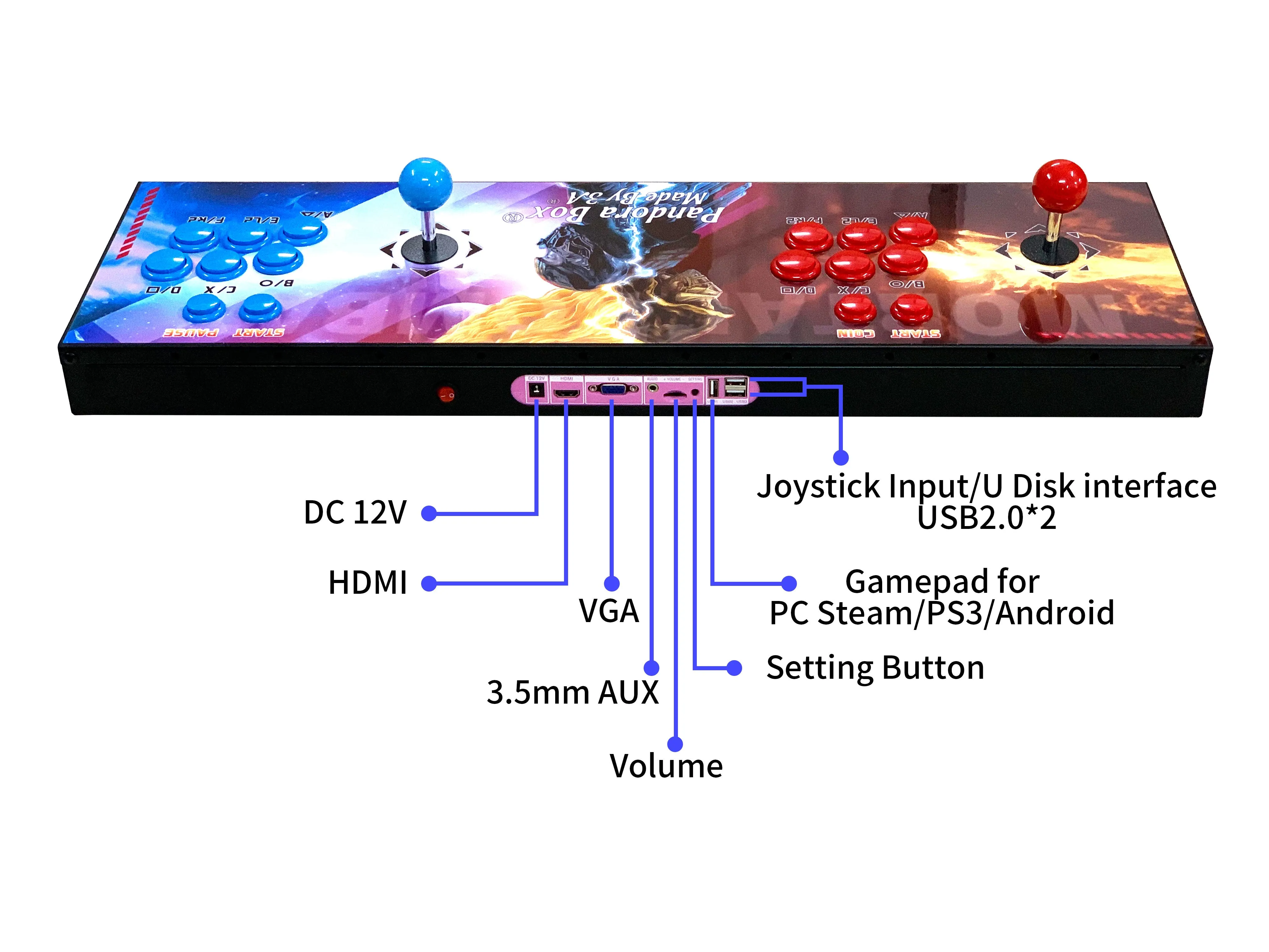 BATTLECADE DXS Arcade Games Deck Mortal Kombat - 10,000 in 1