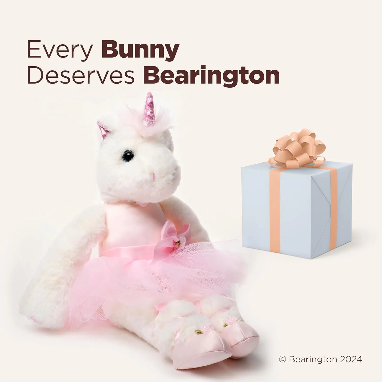 Bearington Dreamer Ballerina 14 Inch Ballerina Doll - Unicorn Stuffed Animals for Girls - Dance Recital Gifts for Girls