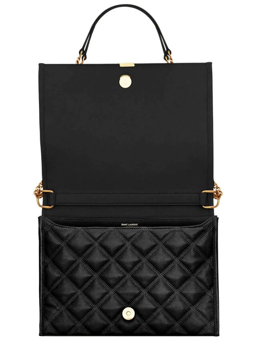 Becky Small Chain Bag in Black Quilted Lambskin