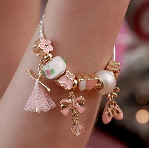 Bella Ballerina Charm Bracelet