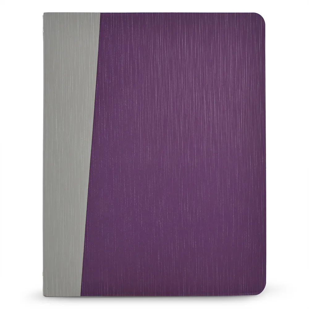 Binder Padfolio Organizer with Color File Folders, Business and Interview Portfolio with 2-Ring Binder, Clipboard