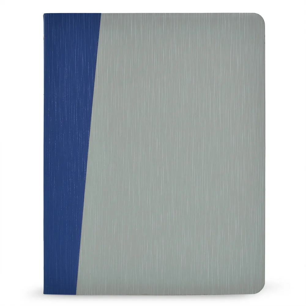 Binder Padfolio Organizer with Color File Folders, Business and Interview Portfolio with 2-Ring Binder, Clipboard