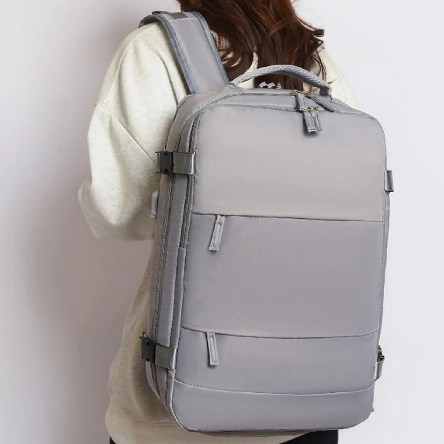 Birdesc Backpack, Levette Bag Travel, Levettevac Backpack, Large Capacity Bag With Separate Compartment (Gray)