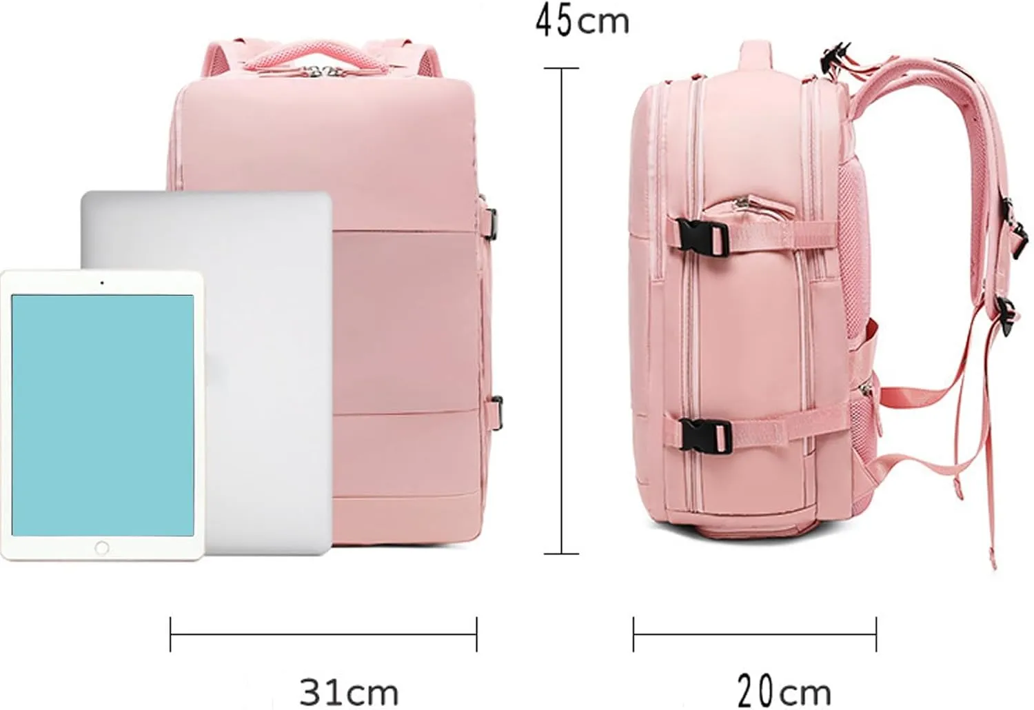 Birdesc Backpack, Levette Bag Travel, Levettevac Backpack, Large Capacity Bag With Separate Compartment (Gray)