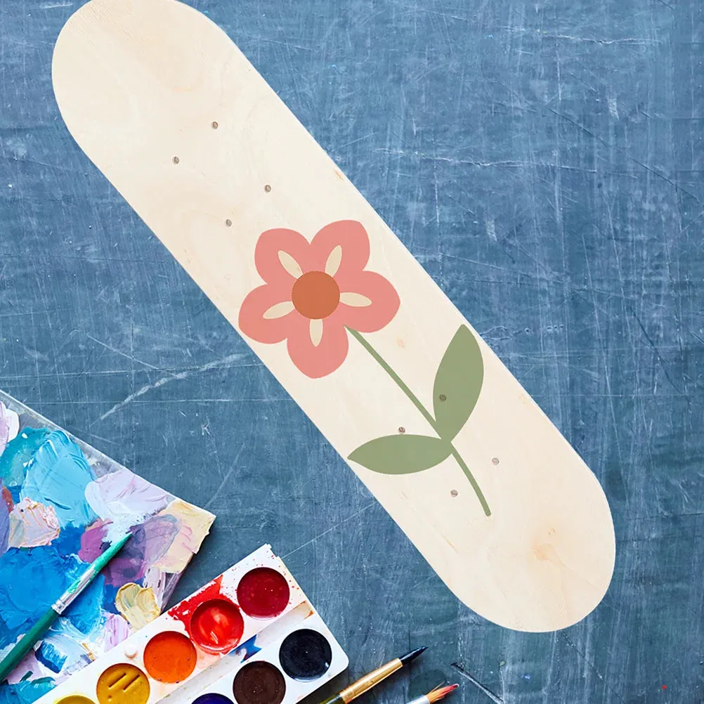 Birthday Decoration Girl Graffiti Skateboard Decks Blank Skateboards Double Sided DIY Child
