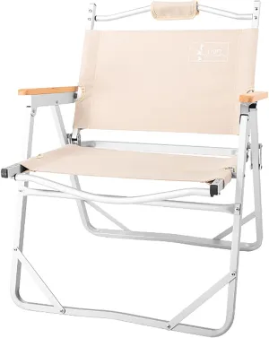 BK&MF Outdoor Folding Director Chair,Portable Lightweight Camping Chair,Reclining Chair Canvas Beach Camp Chair Space Saving for Storage and Travel,B,54x49x66cm(21x19x26inch)