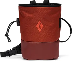 Black Diamond Mojo Zip Chalk Bag with Zippered Pocket for Rock Climbing and Gym Sports