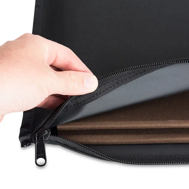 Black Nylon Zippered Outer Jacket For 11"x14" Screwpost Binders