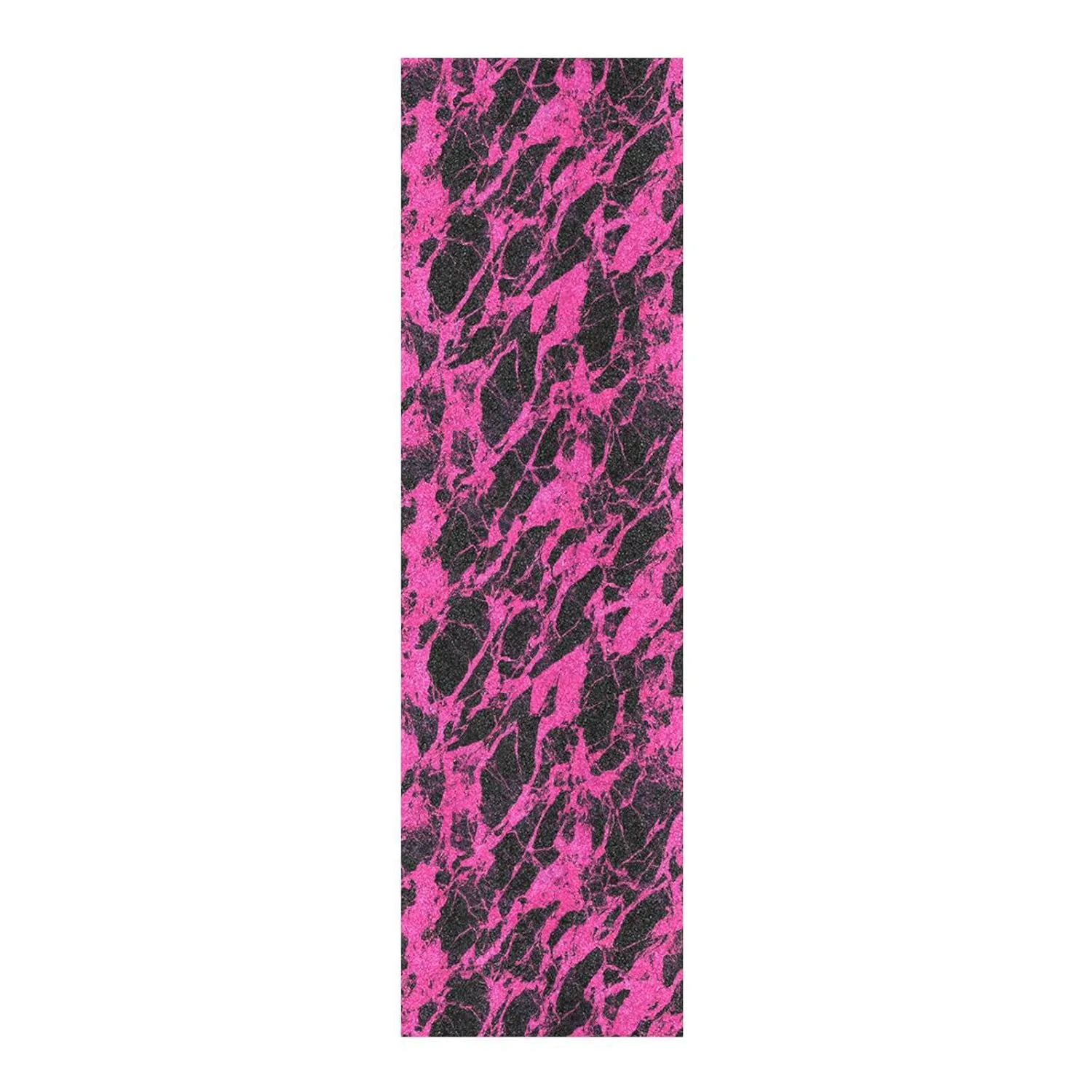 Black Pink Irregular Marble Texture Skateboard Griptape Bubble Free Fusion Scooter Grip Tape Waterproof Cruiser Grip Tape 33×9 Inch
