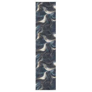 Blue Gold Irregular Grain Skateboard with Grip Tapes Waterproof Scooter Accessories Grips Tape Longboard Tear-Proof Cruiser Board Grip Tape, 44×10 Inch
