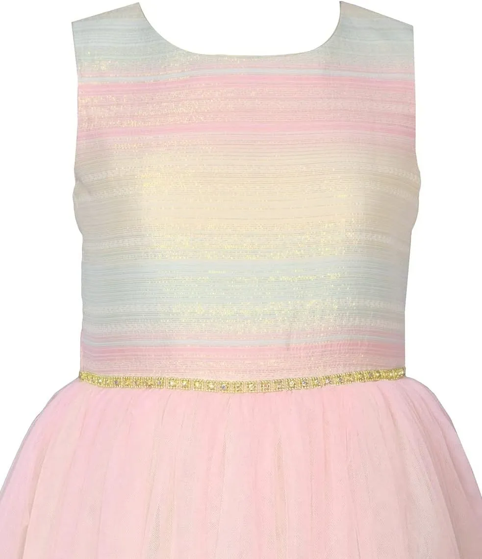 Bonnie Jean Easter Dress Spring Floral Dress with Basket Purse for Toddler and Little Girls