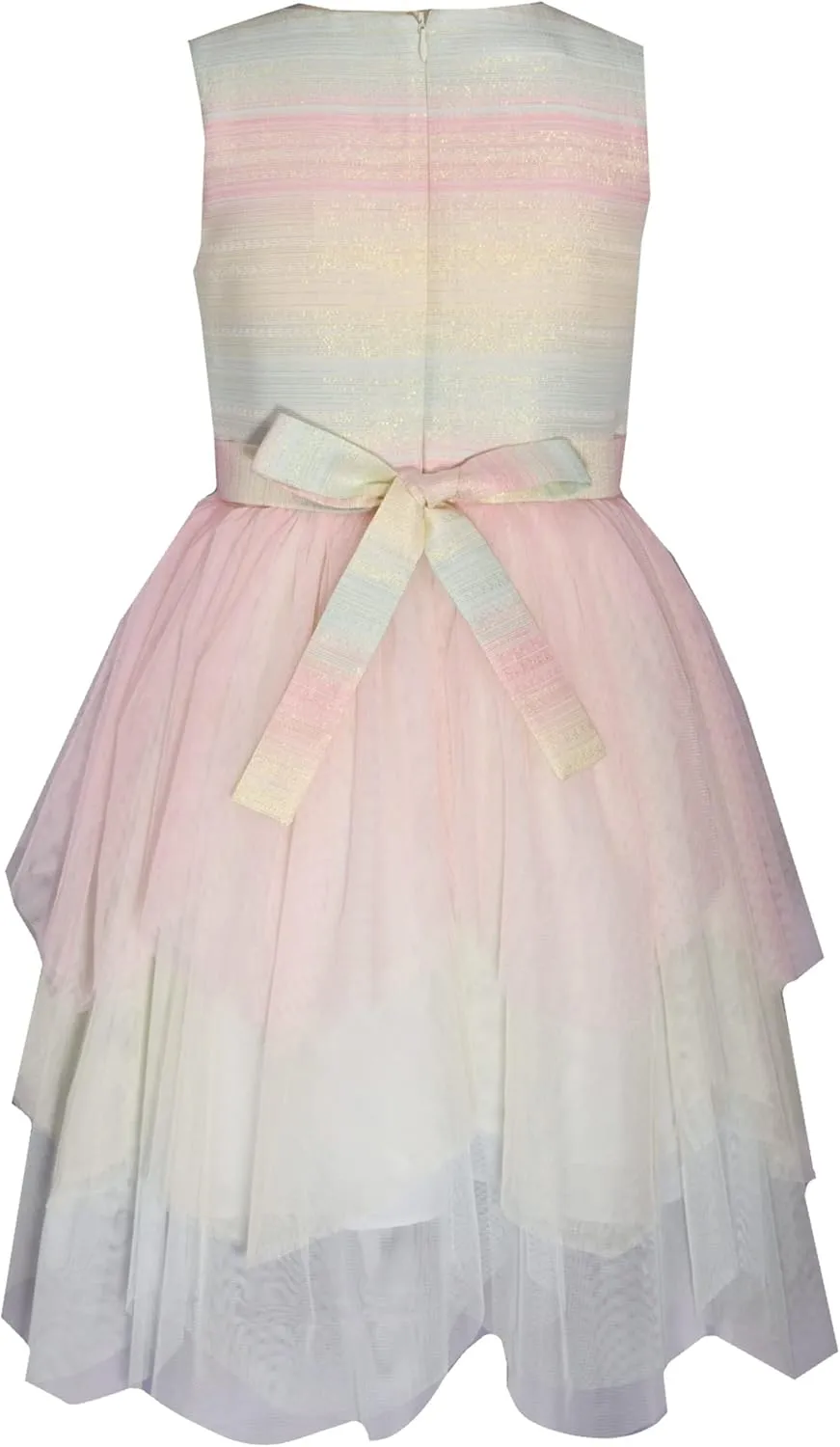 Bonnie Jean Easter Dress Spring Floral Dress with Basket Purse for Toddler and Little Girls