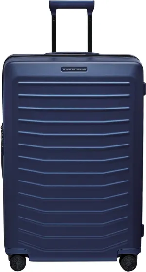 Bric's PORSCHE DESIGN 30 inch Expandable Spinner Luggage - Expandable Depth of 1.5" - Hardside Travel Suitcase - Roadster Collection - Dark Blue Matte
