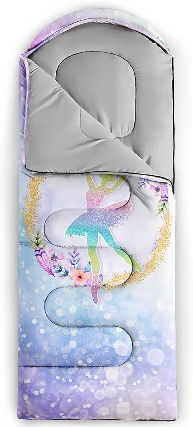 BSNTHO Camping Sleeping Bags,3 Season Warm & Cool Weather,Lightweight,Waterproof Sleeping Bags for Adults & Kids,Traveling,and Outdoors,Camping Gear Equipment