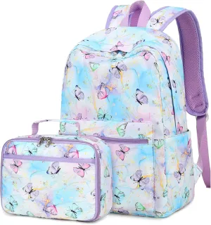 BTOOP Kids Backpack for Girls Boys Kindergarten School Bag with Lunch Box Preschool Bookbag Set for Young Elementary Students