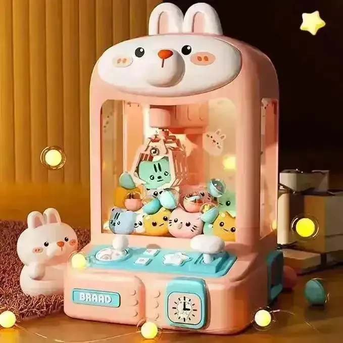 Bunny and Bear Mini Arcade Claw Machine