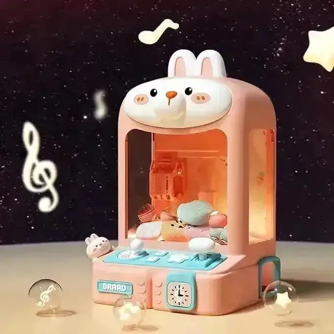 Bunny and Bear Mini Arcade Claw Machine