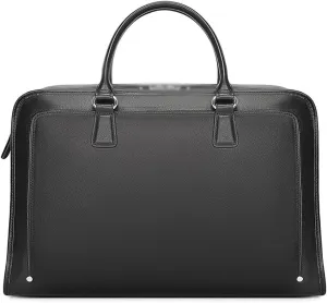 Business Bag, Genuine Leather, Men's Temperament Handbag, Large Capacity Computer Bag, Crossbody Bag