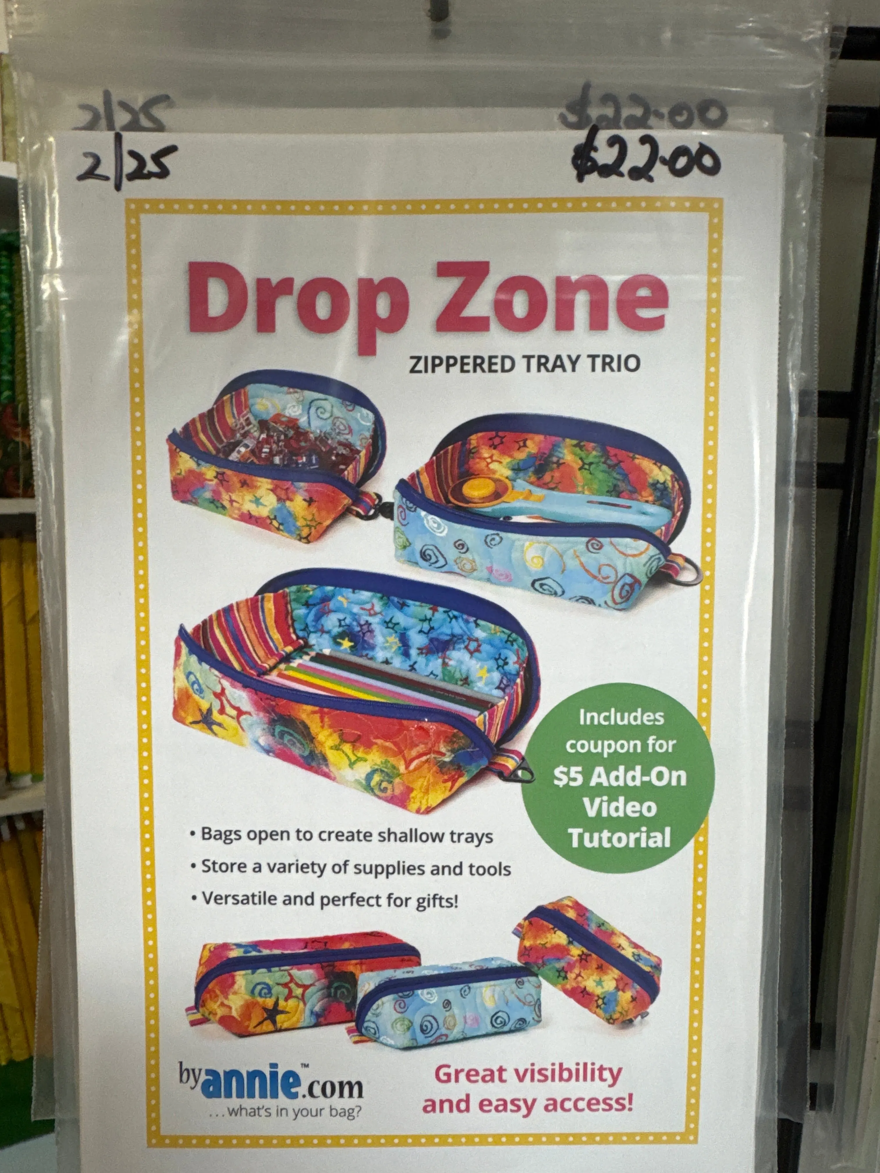 By Annie Pattern - Drop Zone