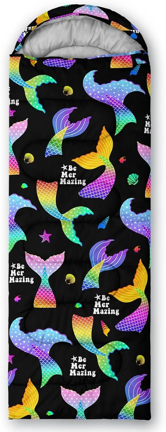 Camping Sleeping Bags,3 Season Warm & Cool Weather,Lightweight,Waterproof Sleeping Bags for Adults & Kids,Traveling,and Outdoors,Camping Gear Equipment