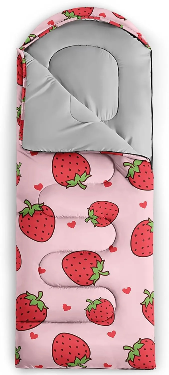 Camping Sleeping Bags,Mermaid Horse Butterfly Starry Sky 3 Season Warm & Cool Weather,Lightweight,Waterproof Sleeping Bags for Adults & Kids,Traveling,and Outdoors,Camping Gear Equipment
