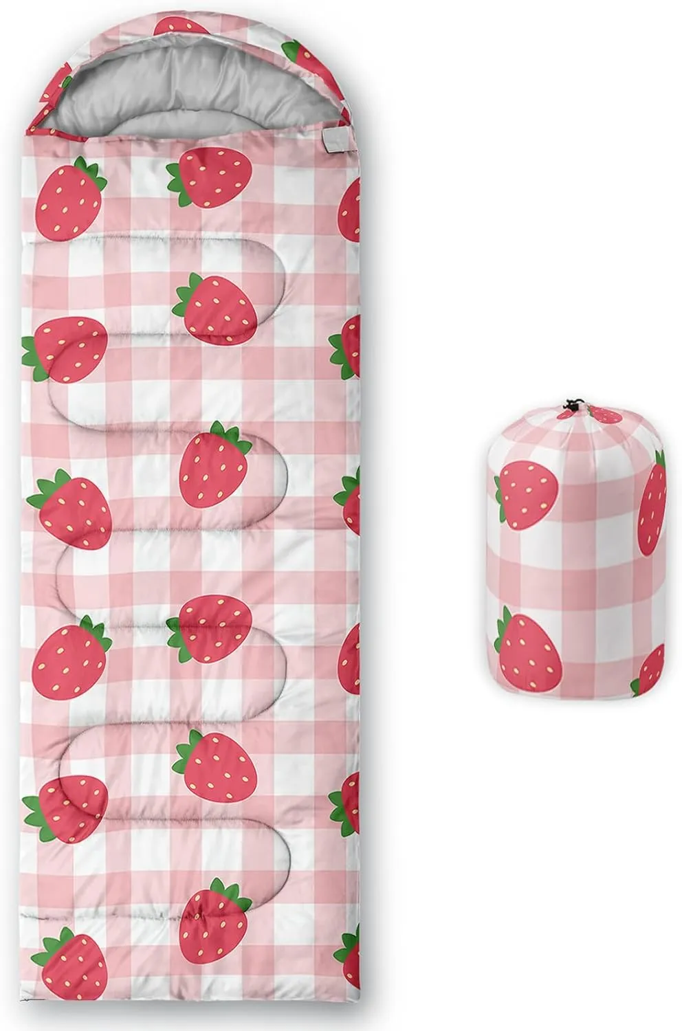 Camping Sleeping Bags,Mermaid Horse Butterfly Starry Sky 3 Season Warm & Cool Weather,Lightweight,Waterproof Sleeping Bags for Adults & Kids,Traveling,and Outdoors,Camping Gear Equipment