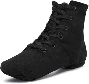 Canvas Jazz Dance Boots Ballet Dancing Sneakers for Adult Men Women