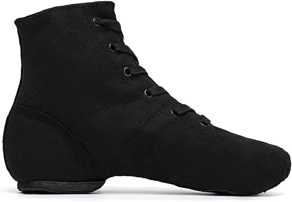 Canvas Jazz Dance Boots Ballet Dancing Sneakers for Adult Men Women