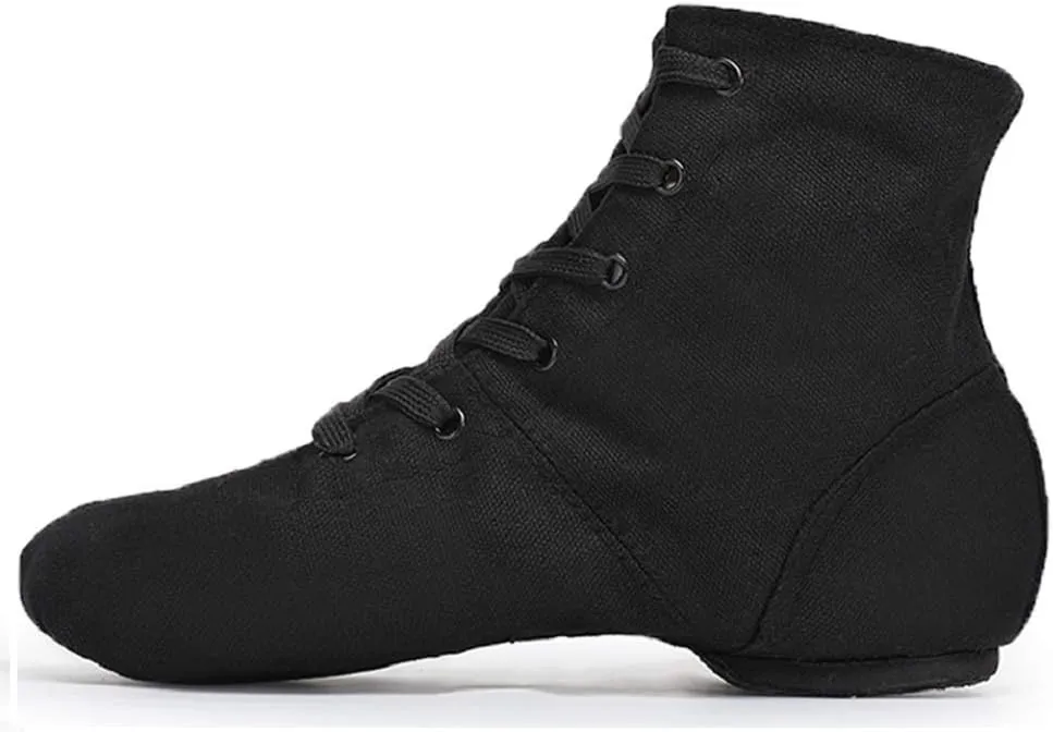Canvas Jazz Dance Boots Ballet Dancing Sneakers for Adult Men Women