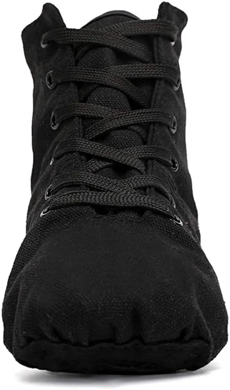 Canvas Jazz Dance Boots Ballet Dancing Sneakers for Adult Men Women