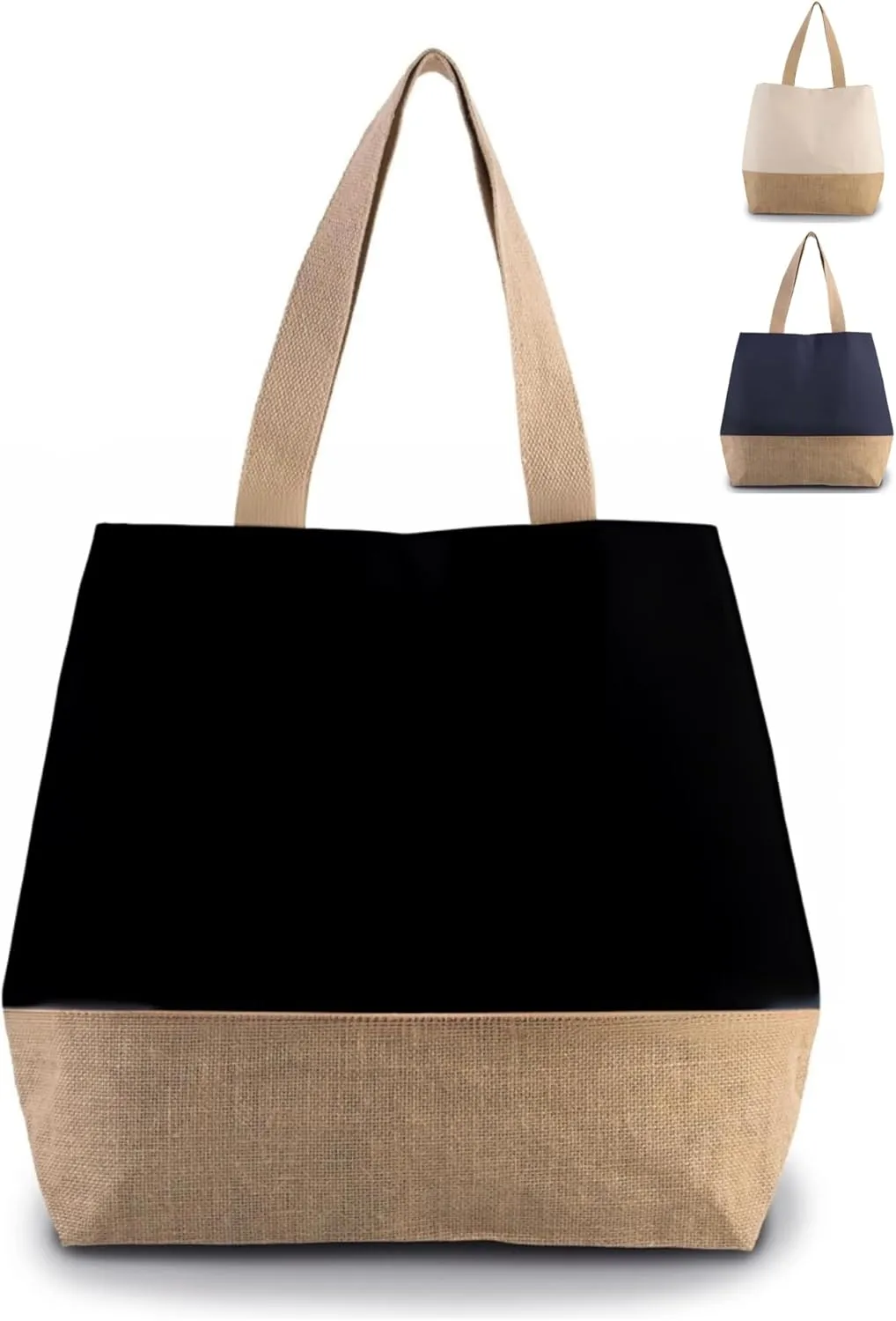 Canvas Shoulder Tote Bag For Women| Waterproof Lining & Zippered Pockets| Aesthetic Cute Tote Purse Bags