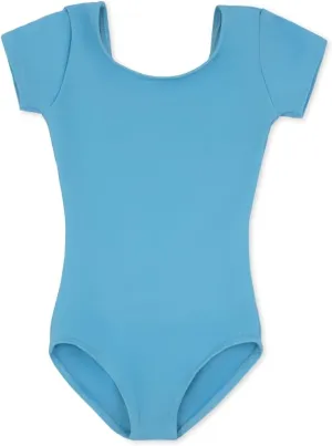 Capezio girls Short Sleeve Leotard - Girls
